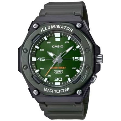 CASIO SPORT Mod. DIVER - ILLUMINATOR WR 100MT - ARMY GREEN WATCHES