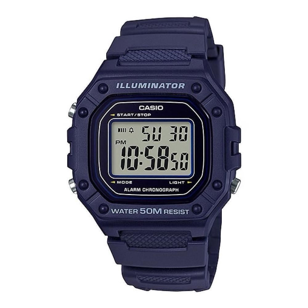 ?CASIO TIMELESS COLLECTION Mod. SPORT ILLUMINATOR WR 50M. ALARM. CHRONOGRAPH - BLUE CASIO COLLECTION & VINTAGE