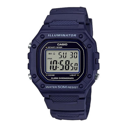 ?CASIO TIMELESS COLLECTION Mod. SPORT ILLUMINATOR WR 50M. ALARM. CHRONOGRAPH - BLUE CASIO COLLECTION & VINTAGE