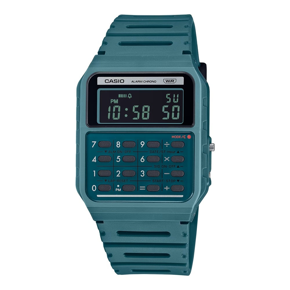 CASIO VINTAGE Mod. CALCULATOR EDGY COLLECTION - FOREST GREEN