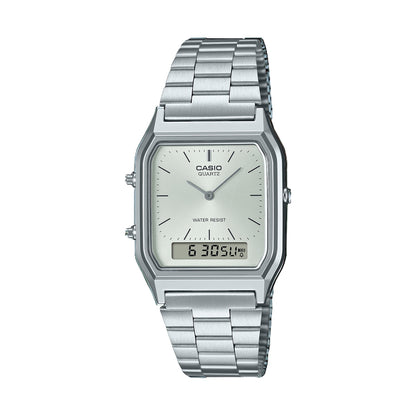 CASIO VINTAGE Mod. EDGY COLLECTION SUNRAY DIAL - SILVER WATCHES