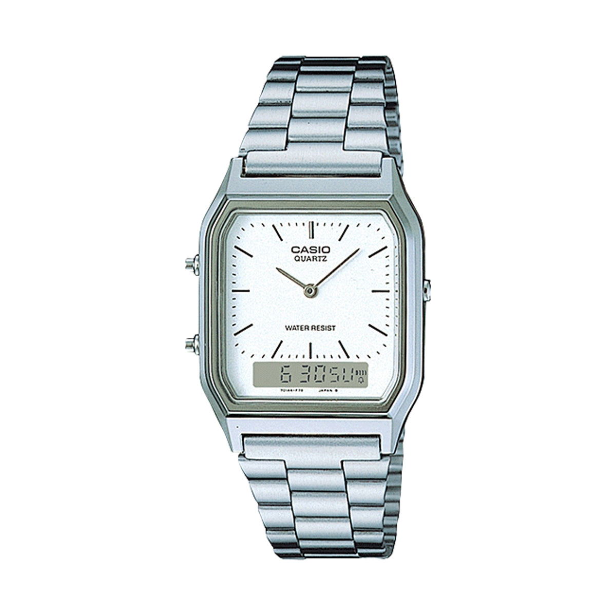 CASIO VINTAGE Mod. EDGY COLLECTION SUNRAY DIAL - WHITE WATCHES