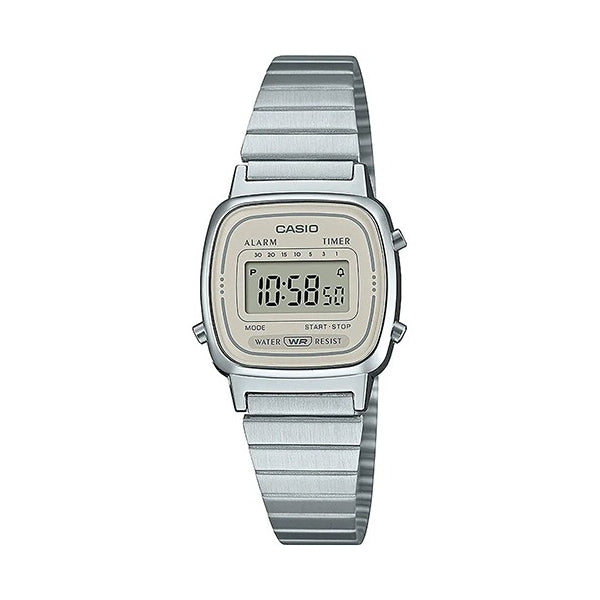 CASIO VINTAGE Mod. ICONIC MINI STEEL - CREAM WATCHES