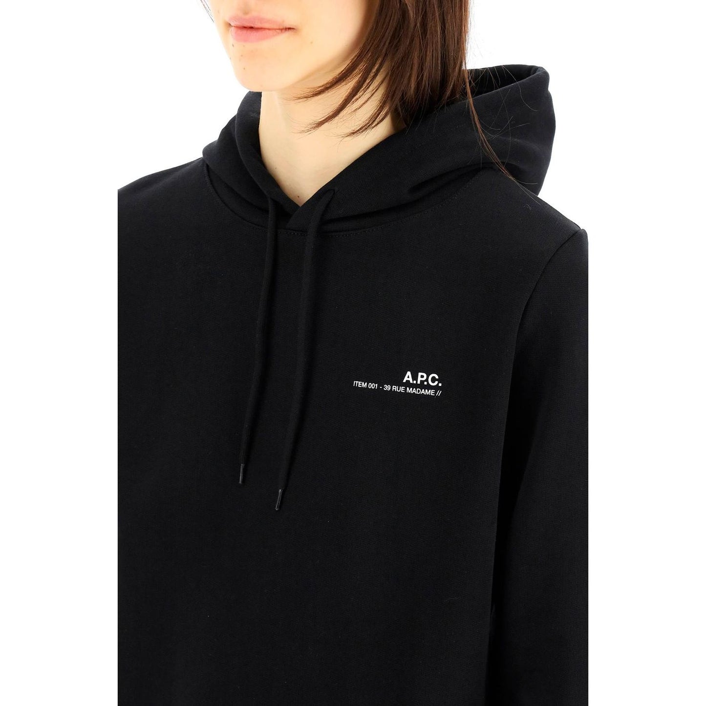 A.P.C. hoodie with logo print Topwear A.P.C.