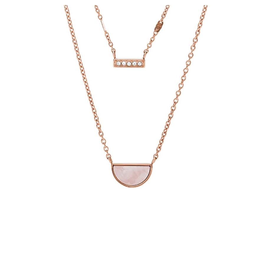 COLLANA FOSSIL MOD. JF03135791 DESIGNER FASHION JEWELLERY