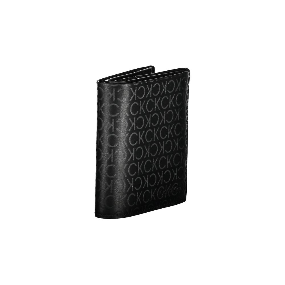Calvin Klein Black Polyurethane Men Wallet