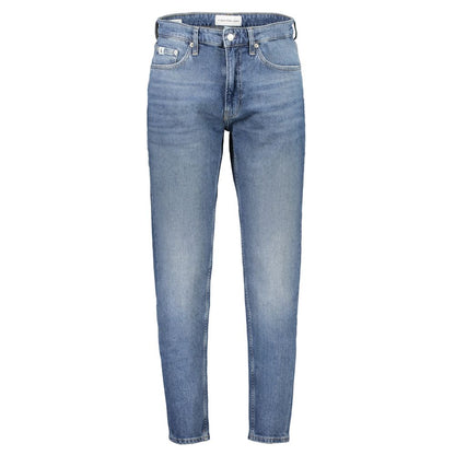 Calvin Klein Blu Cotton Men's Tapered Jean