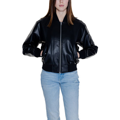 Calvin Klein Jeans Black Polyethylene Bomber