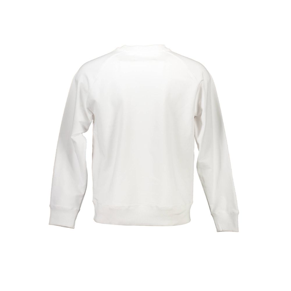 Calvin Klein White Cotton Men Sweatshirt