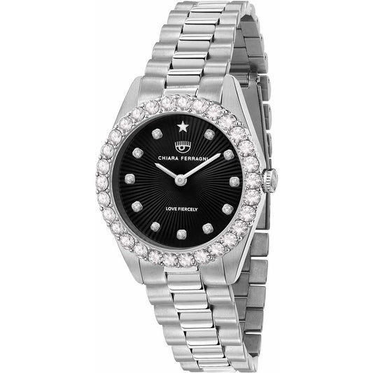 Chiara Ferragni Silver Stainless Steel Dress Watch Chiara Ferragni