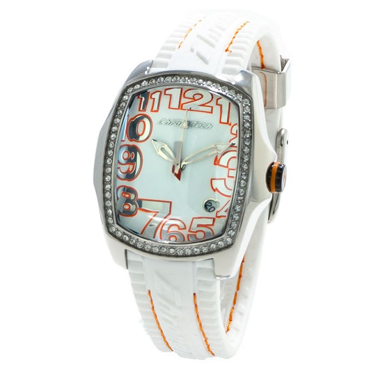 Chronotech White Rubber Sport Watch Chronotech