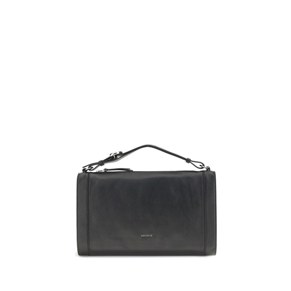 Coccinelle Black Calf Leather Bos Taurus Handbag Coccinelle