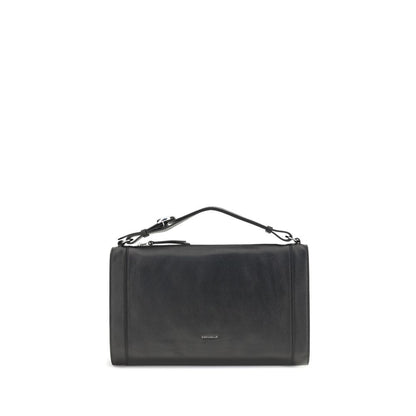 Coccinelle Black Calf Leather Bos Taurus Handbag Coccinelle