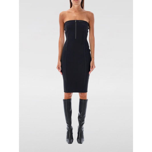 Coperni Black Cotton Cocktail Dress Coperni