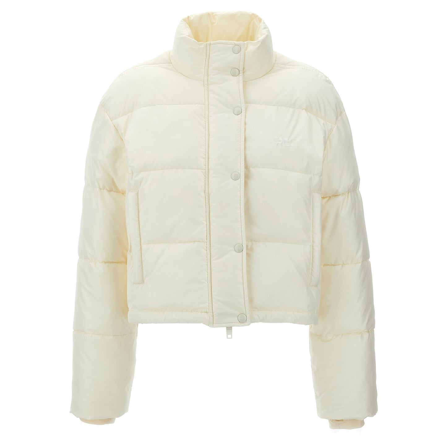Courrèges White Polyester Full-Length Jacket