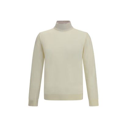 Cruna Cream Wool Turtleneck Cruna