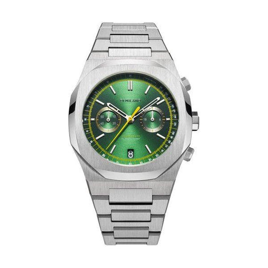 D1 MILANO Mod. CRONOGRAFO NOBLE GREEN - RE-STYLE EDITION WATCHES D1 MILANO