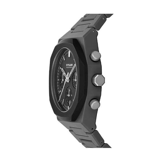 D1 MILANO POLYCHRONO Mod. BLACK BLAST WATCHES D1 MILANO