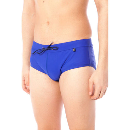 Datch Blue Polyamide Mens Swim Briefs Datch