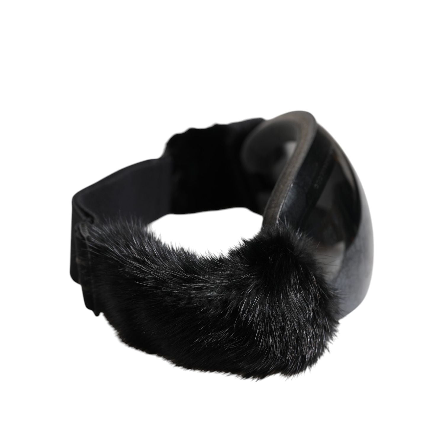 Dolce & Gabbana Black Bi0759 Lace Mirrored Ski Goggles Mask Sunglasses