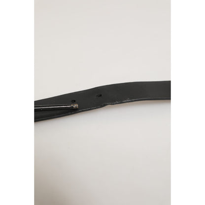 Dolce & Gabbana Black Leather Classic Metal Buckle Men Belt Dolce & Gabbana