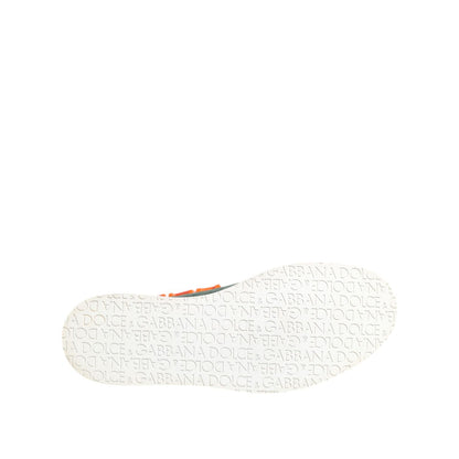 Dolce & Gabbana Green Derby Logo Casual Men Sneakers Shoes