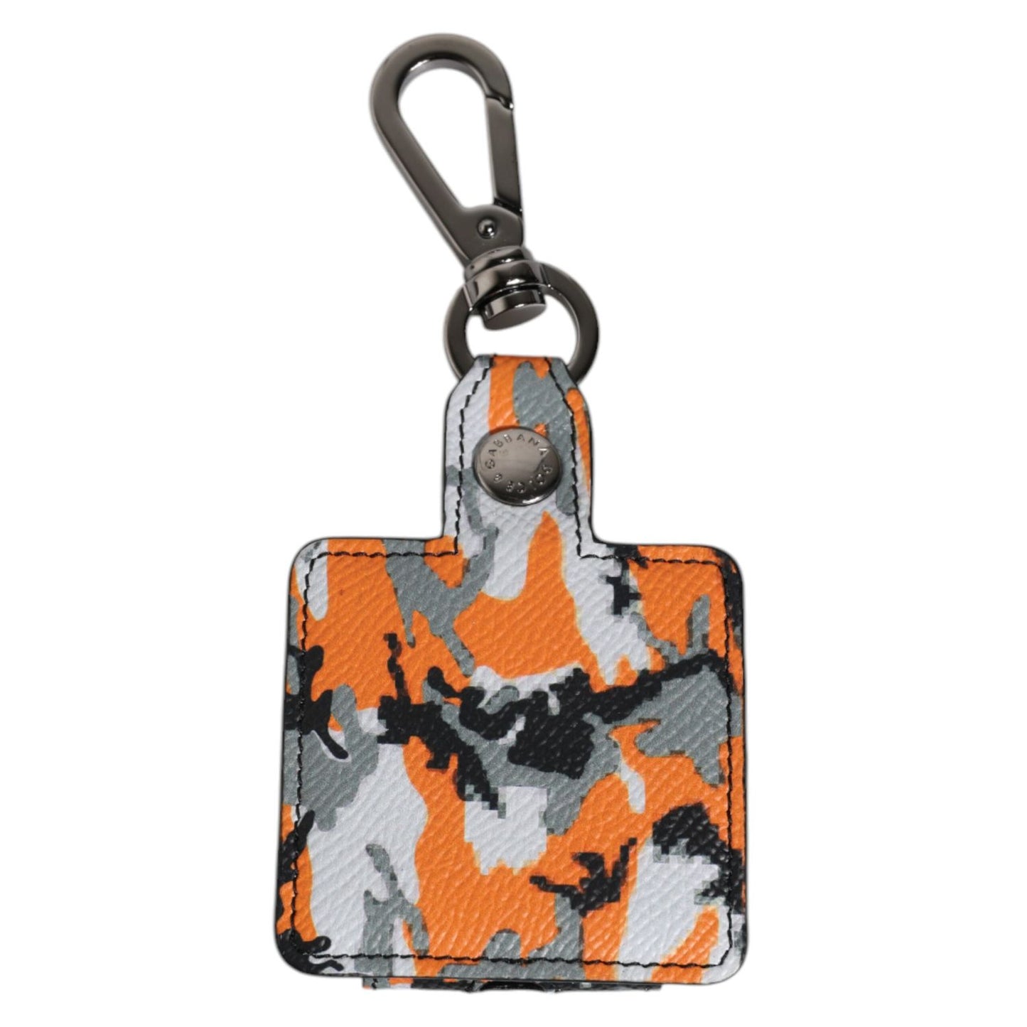 Dolce & Gabbana Multicolor Camouflage Leather Airpods Case