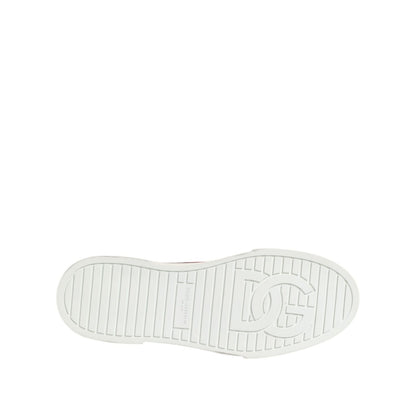 Dolce & Gabbana Multicolor Cotton High Top Men Sneakers Shoes