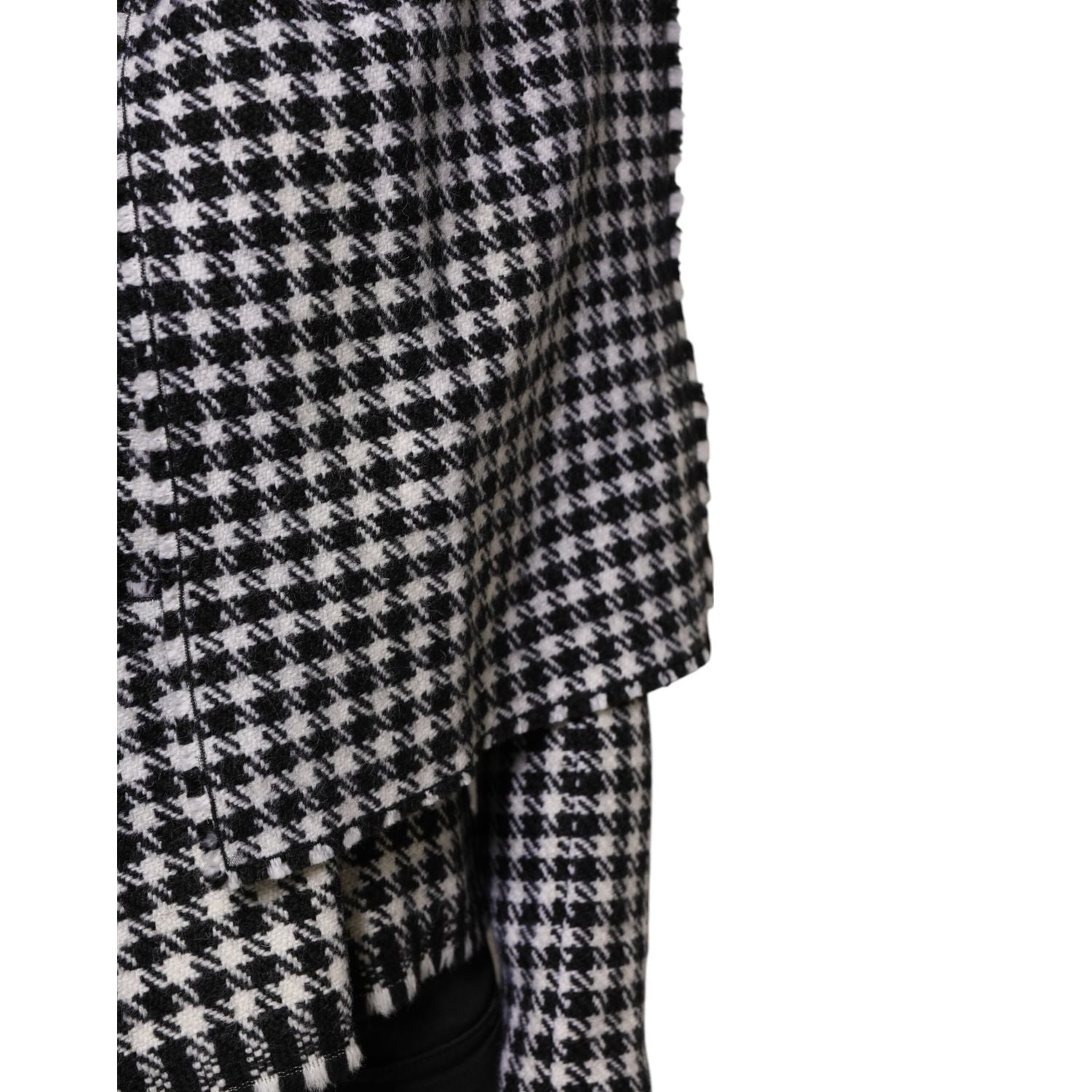 Dolce & Gabbana Multicolor Wool Monochrome Patterned Jacket