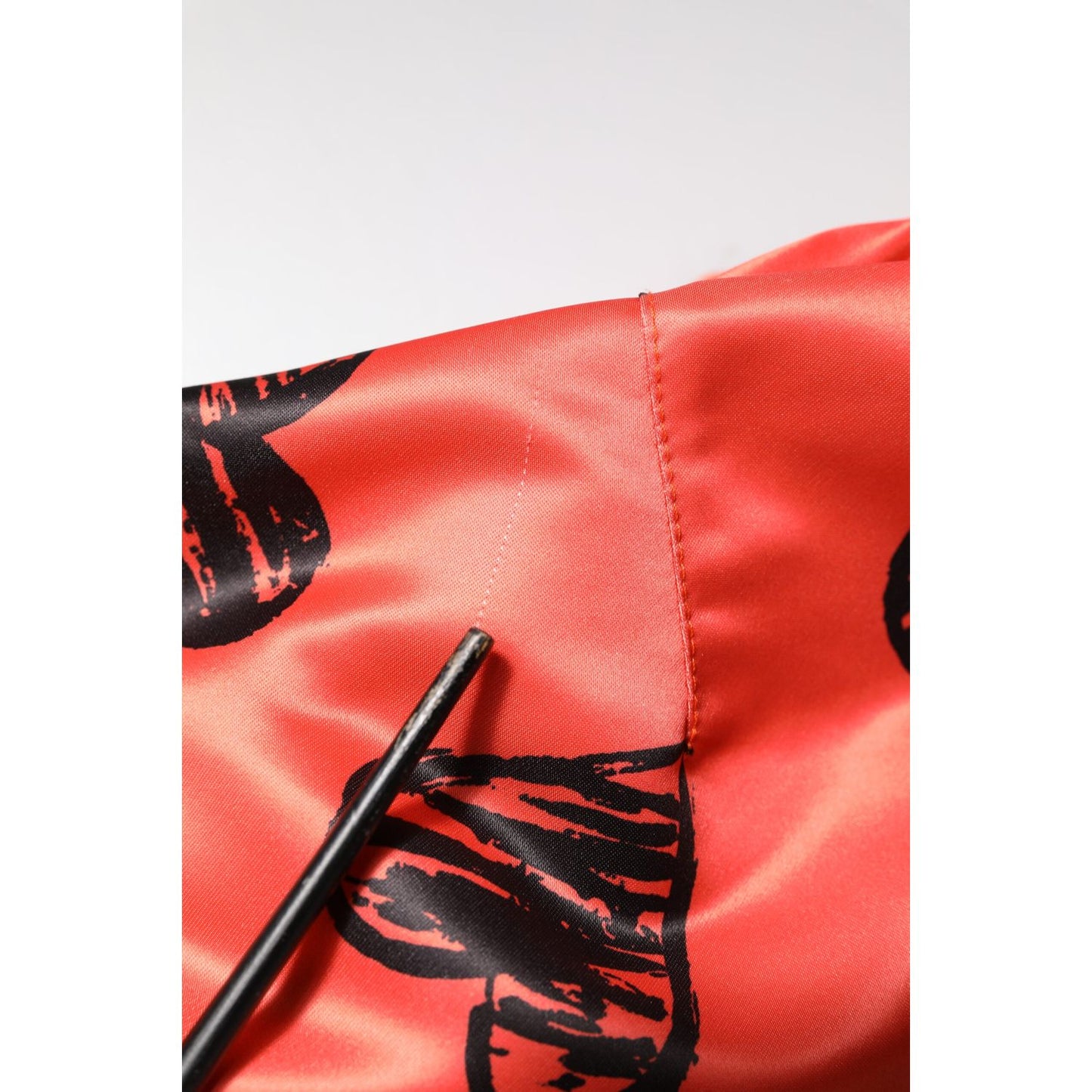 Dolce & Gabbana Orange DG Heart Full Zip Men Bomber Jacket