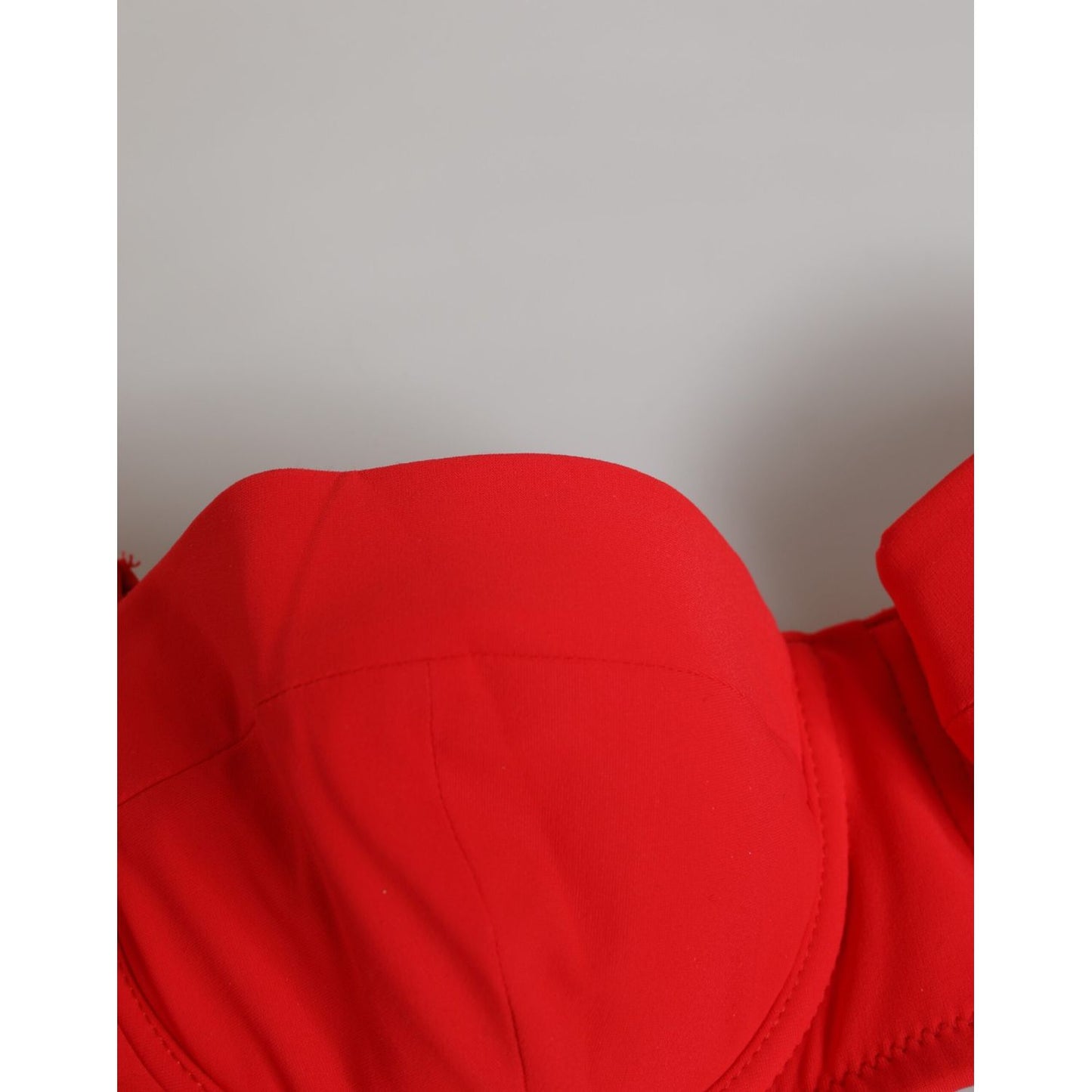 Dolce & Gabbana Red Nylon Swimsuit 2 Piece Top Bottom Swimwear