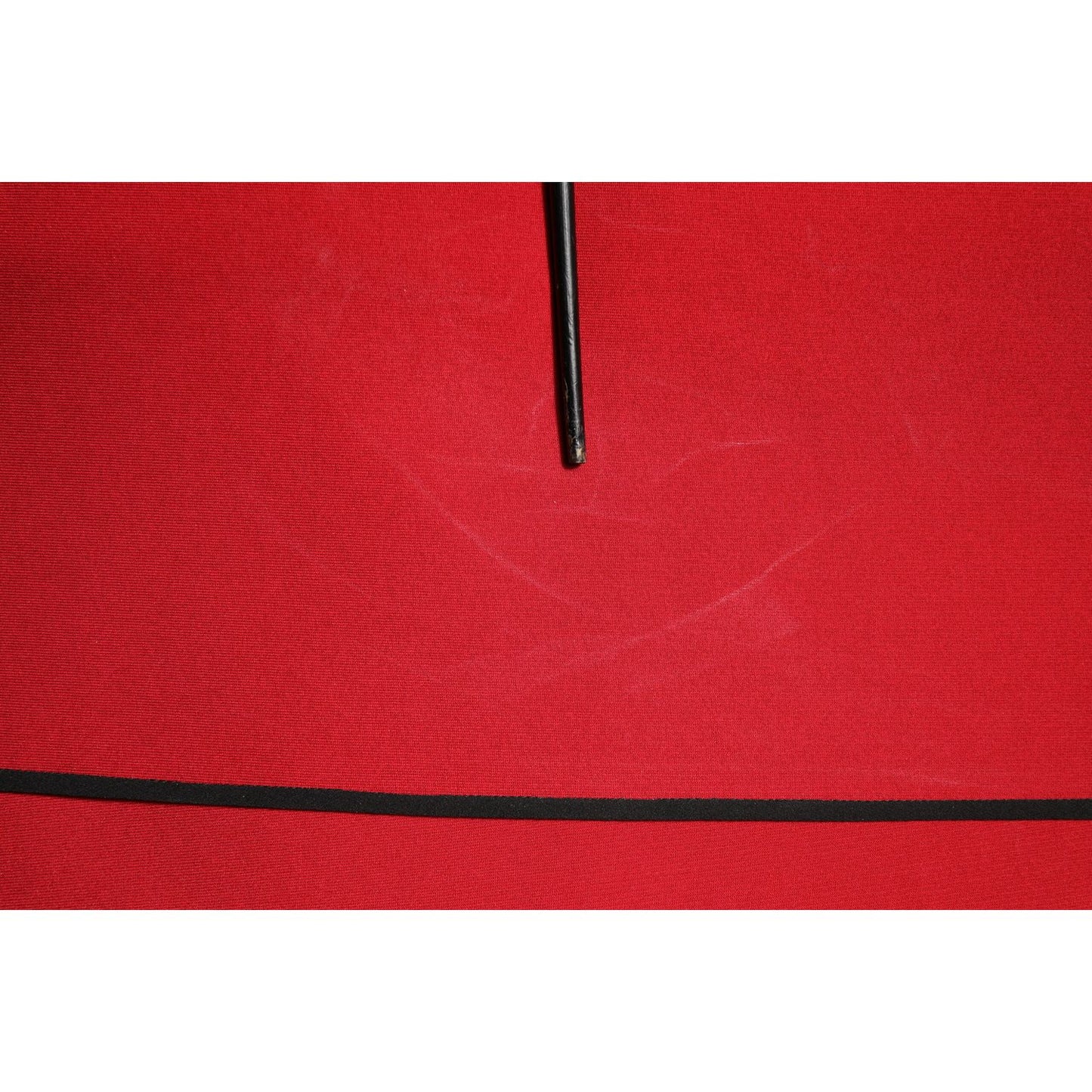 Dolce & Gabbana Red Viscose Stretch Slit Sheath Midi Dress