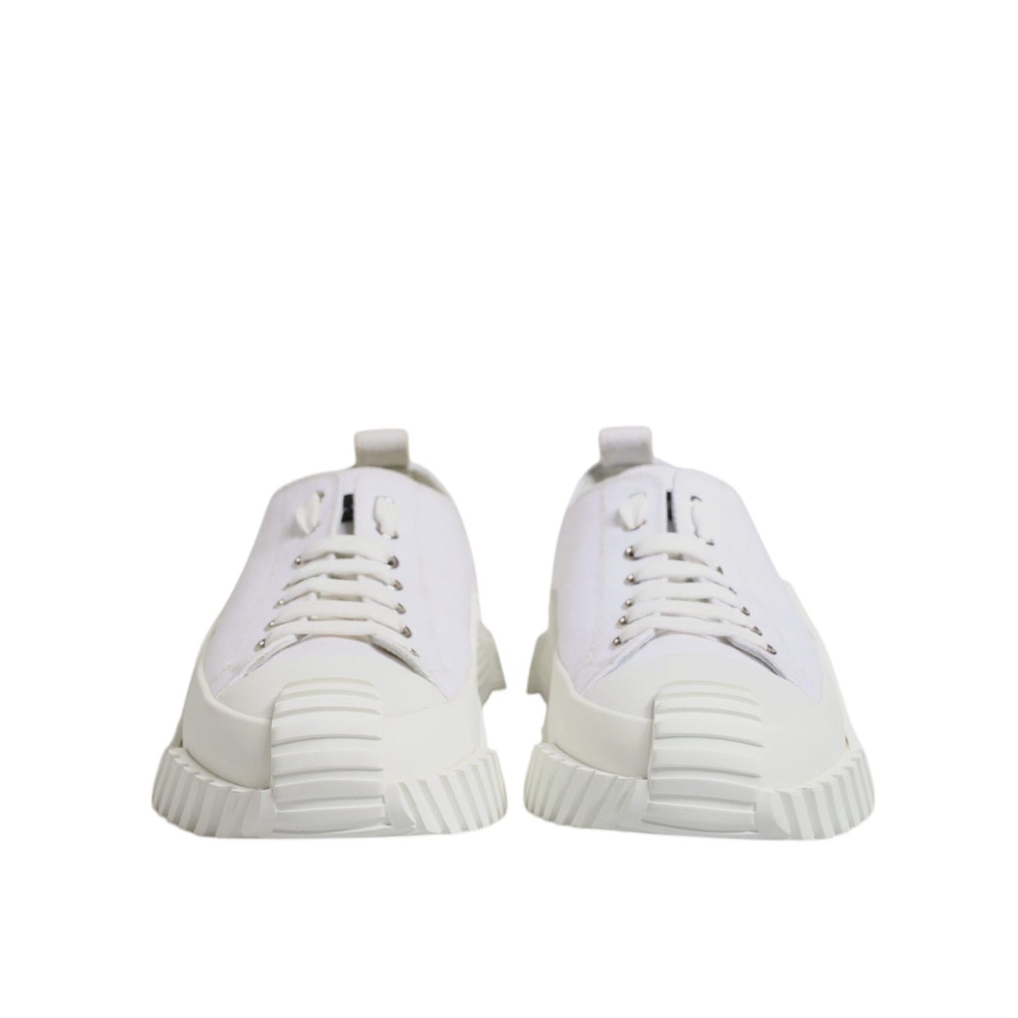 Dolce & Gabbana White Leather Low Top NS1 Sneakers Shoes