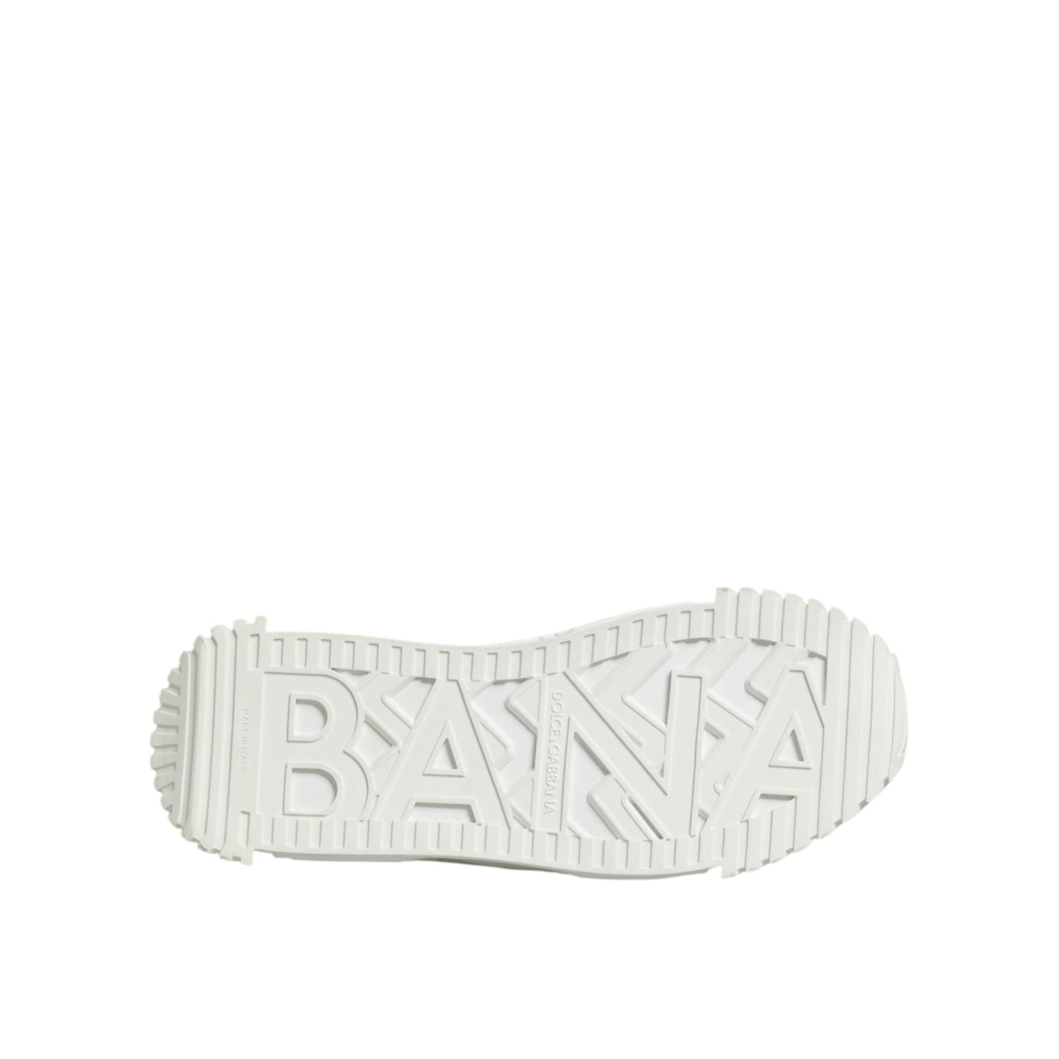 Dolce & Gabbana White Logo Graffiti Low Top Sneakers Shoes