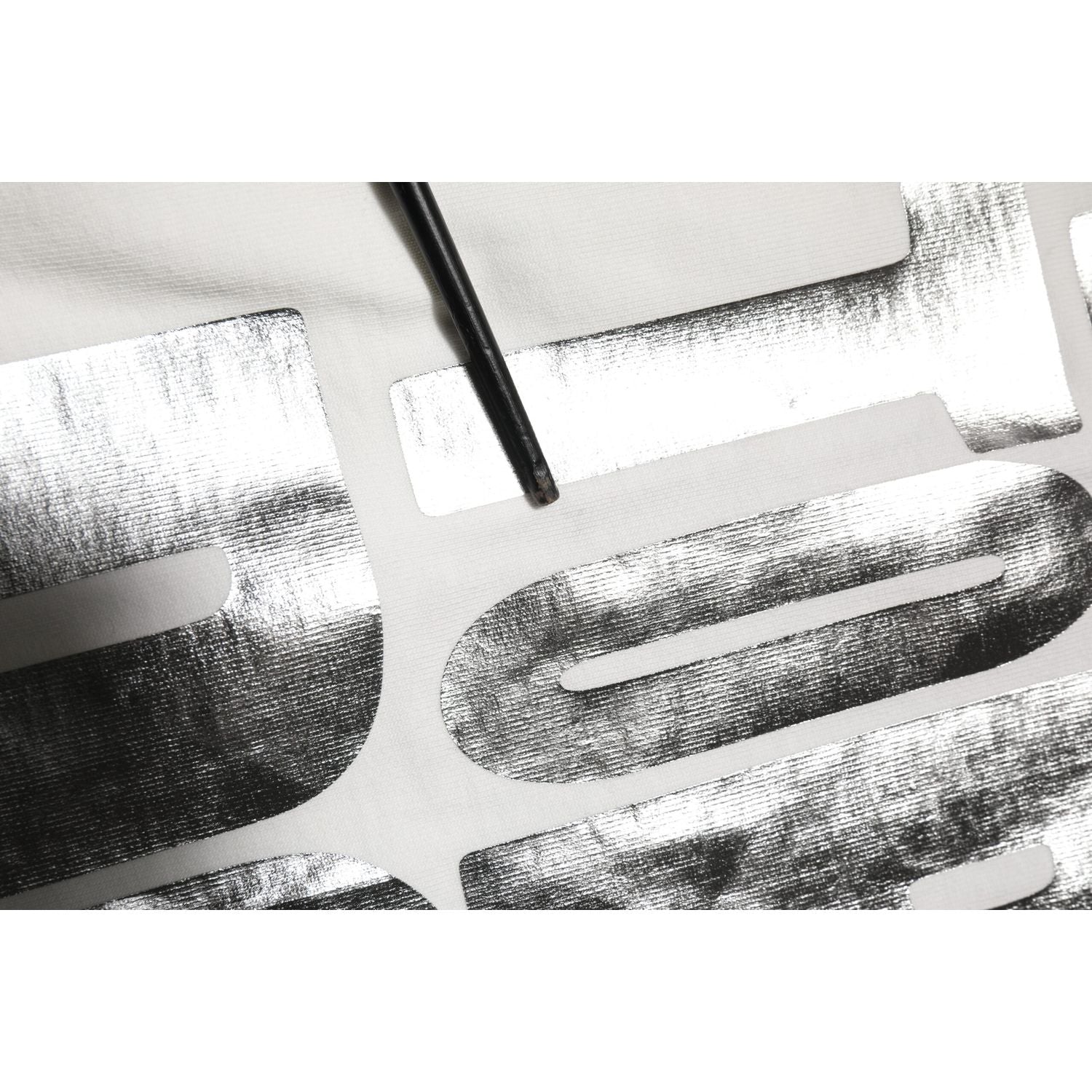 Dolce & Gabbana White Metallic Print Cotton CrewNeck T-shirt