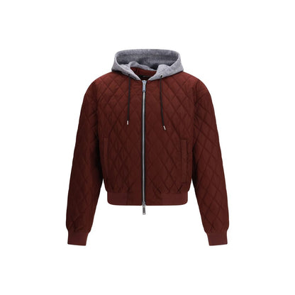 Dsquared² Bordeaux Fabric Bomber 1728,72470364320,Bombers - Jackets & Coats - Clothing,Bordeaux,Clothing,Dsquared²,IT46 | S,IT48 | M,IT52 | XL,Jackets & Coats - Clothing,Men,New with tags