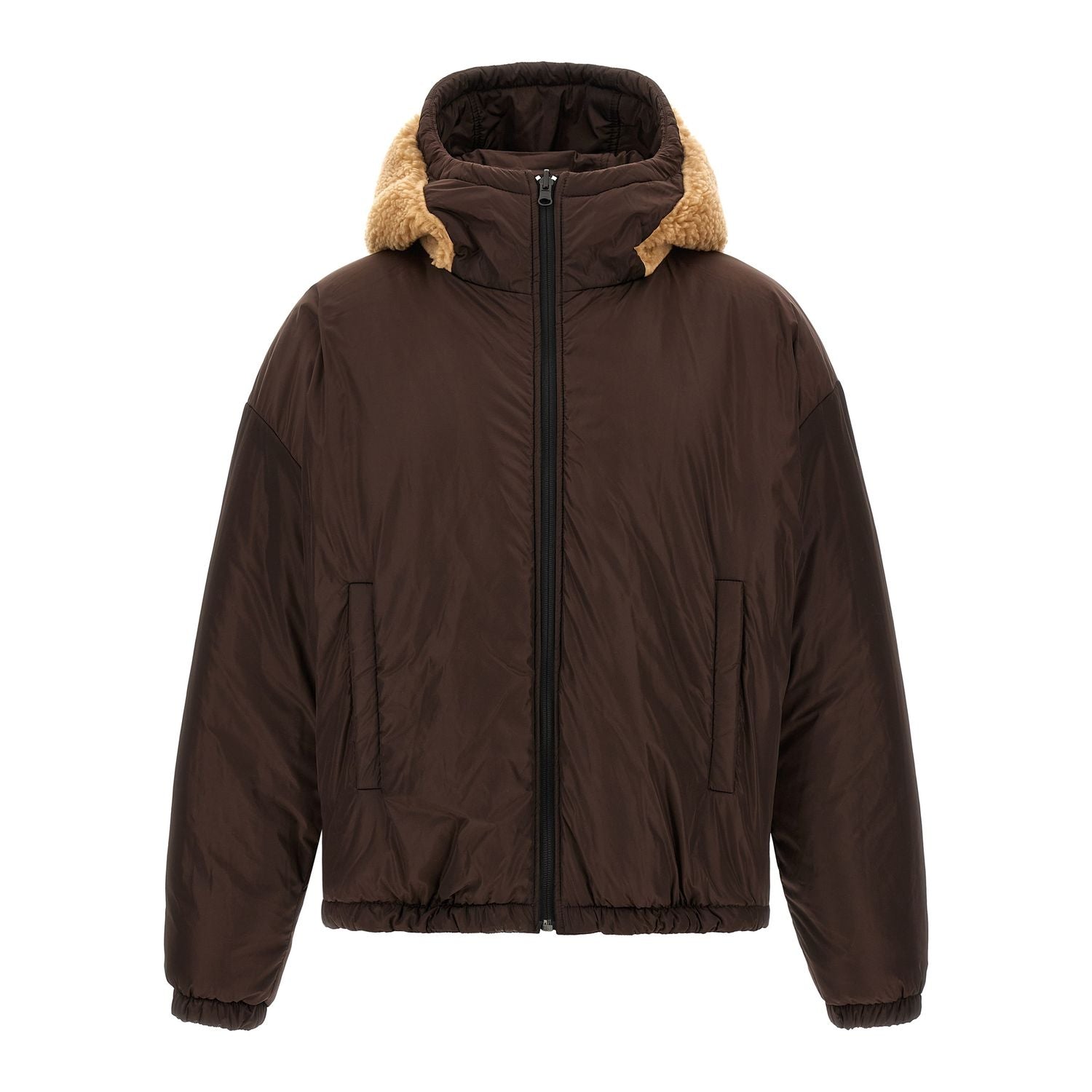 Dsquared² Brown Polyester Bomber
