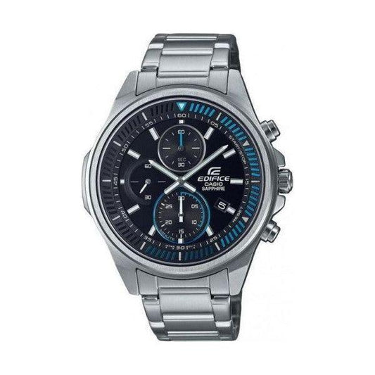 CASIO EDIFICE Mod. SLIM CHRONOGRAPH - SILVER STEEL WATCHES CASIO EDIFICE