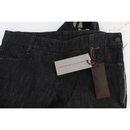 Ermanno Scervino Blue Cotton Slim Fit Denim Jeans