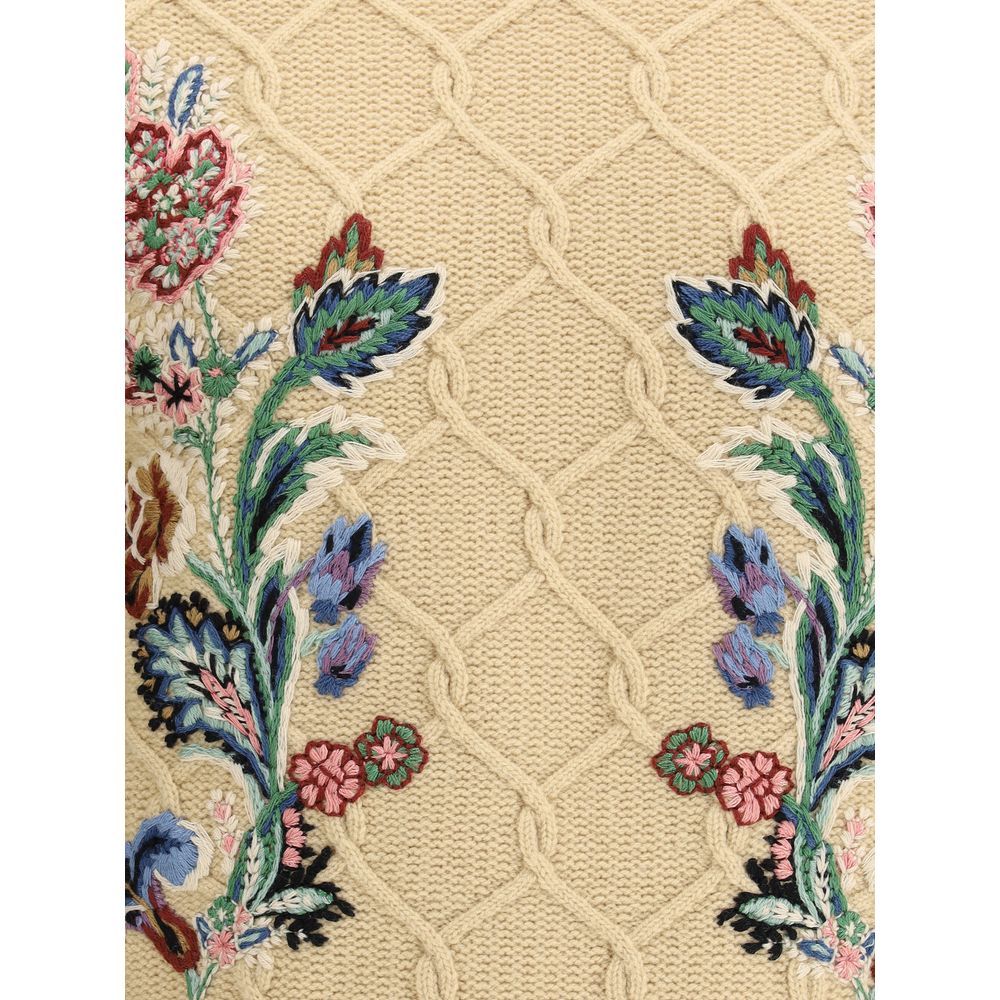 Etro Beige Wool Sweatshirt Etro