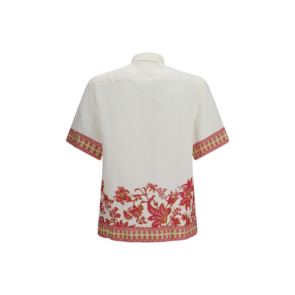 Etro Multicolor Linen Pattern Shirt 1728,38,39,40,41,42,43,72470364320,Clothing,Etro,Men,Multicolor,New with tags,Pattern - Shirts - Clothing,Shirts - Clothing