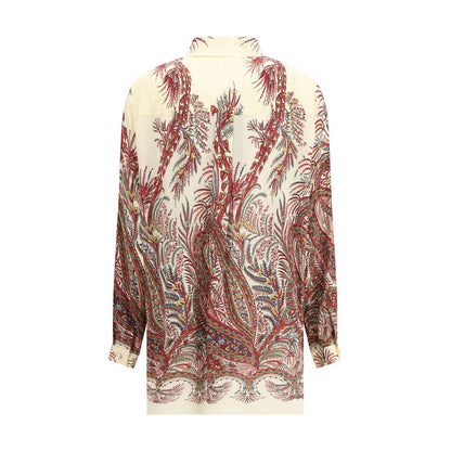 Etro Multicolor Silk Pattern Shirt Etro