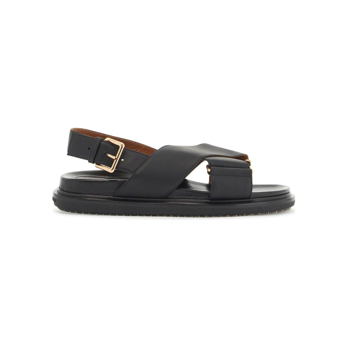 Marni leather fussbett sandals