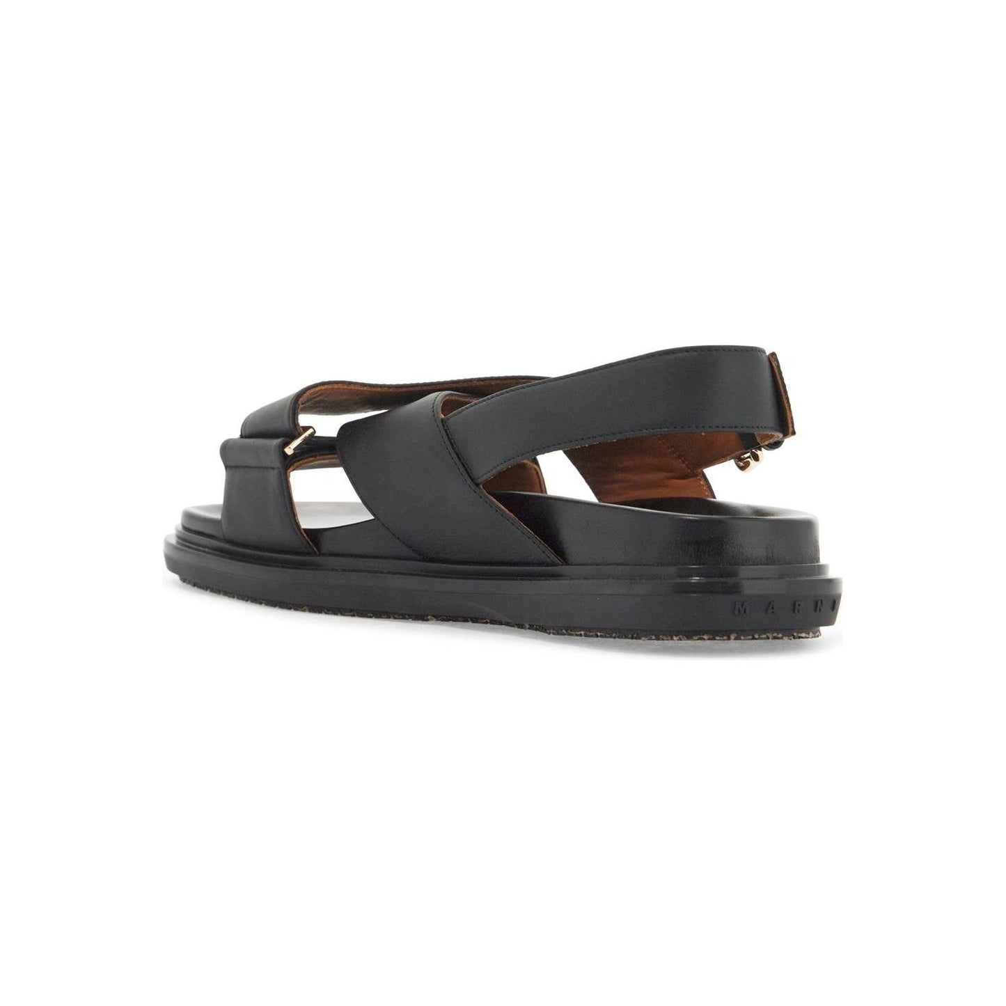 Marni leather fussbett sandals