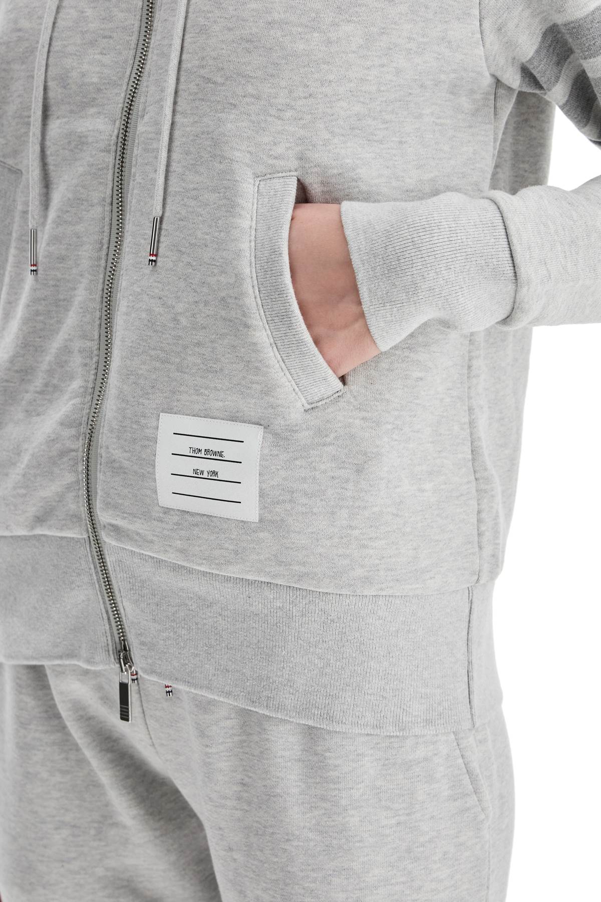 Thom Browne 4-bar hoodie with zipper and Topwear Thom Browne