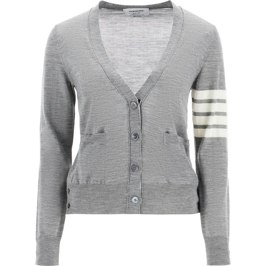 Thom Browne 4-bar merino wool cardigan Knitwear Thom Browne