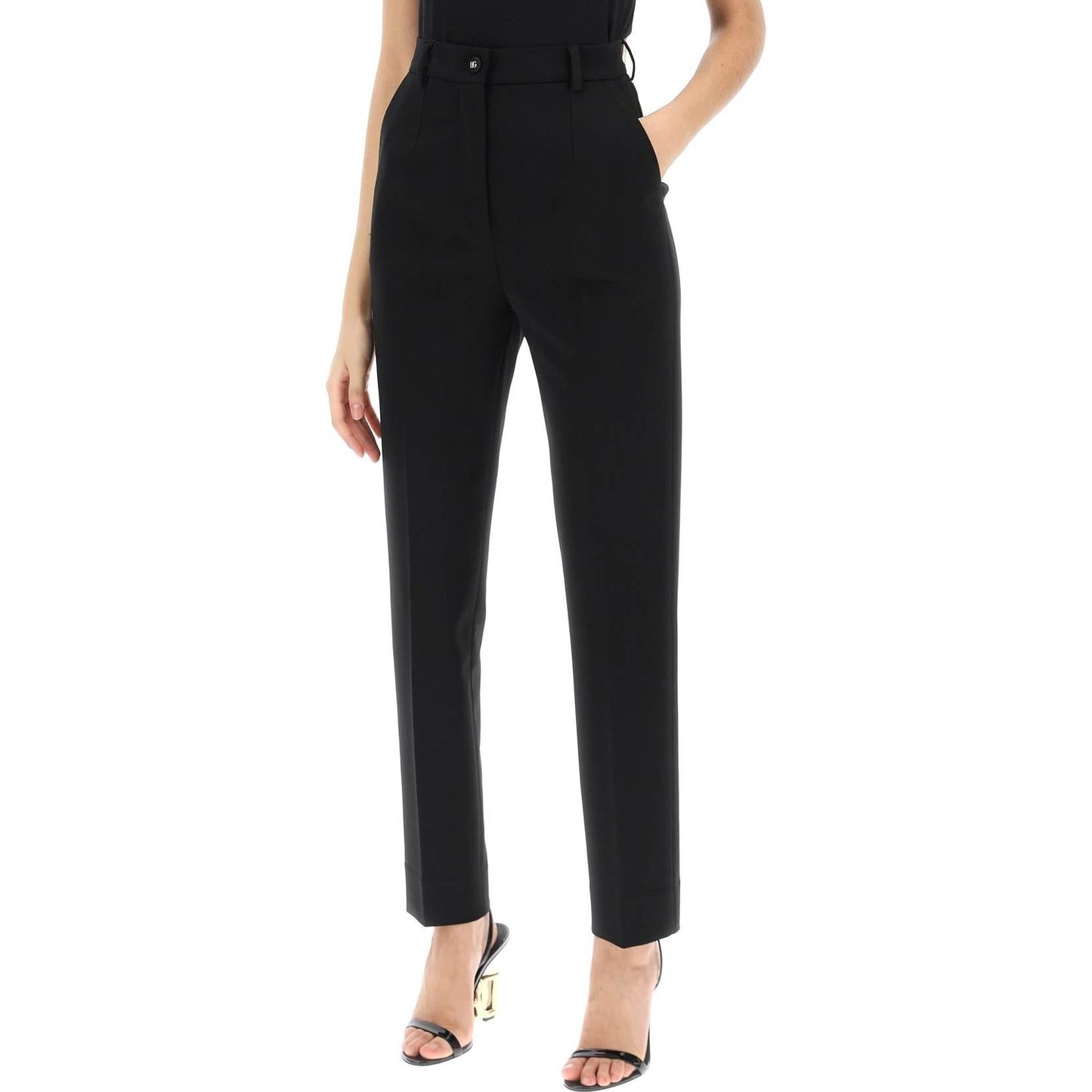 Dolce & Gabbana milano-stitch cigarette pants Trousers Dolce & Gabbana