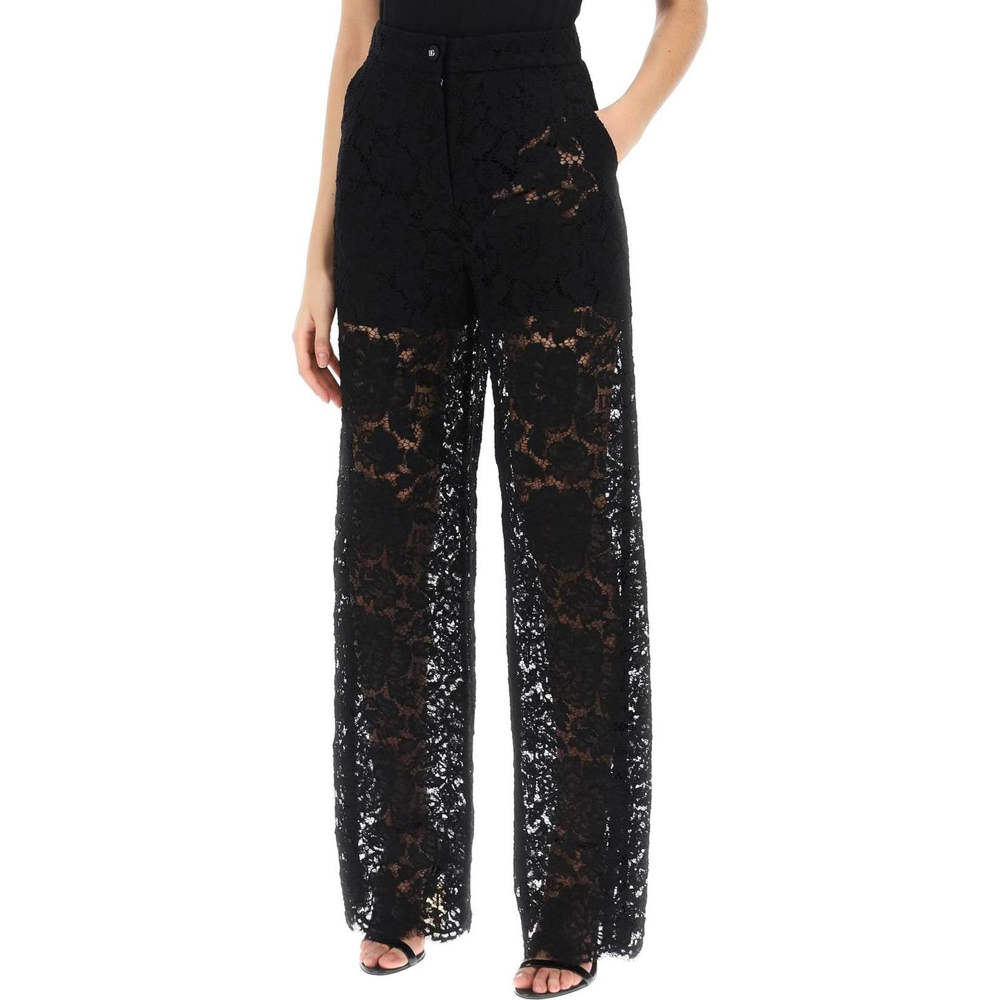 Dolce & Gabbana lace pants Trousers Dolce & Gabbana