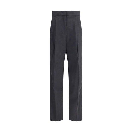 Fabiana Filippi Gray Fleece Wool Casual Pants Fabiana Filippi