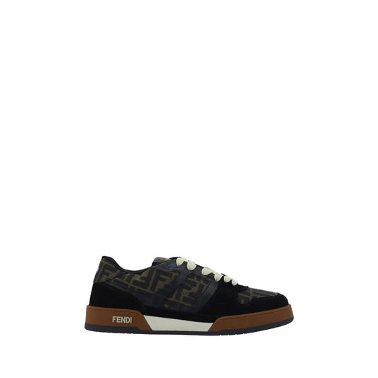 Fendi Multicolor Calf Leather Bos Taurus Low Top Sneakers Fendi